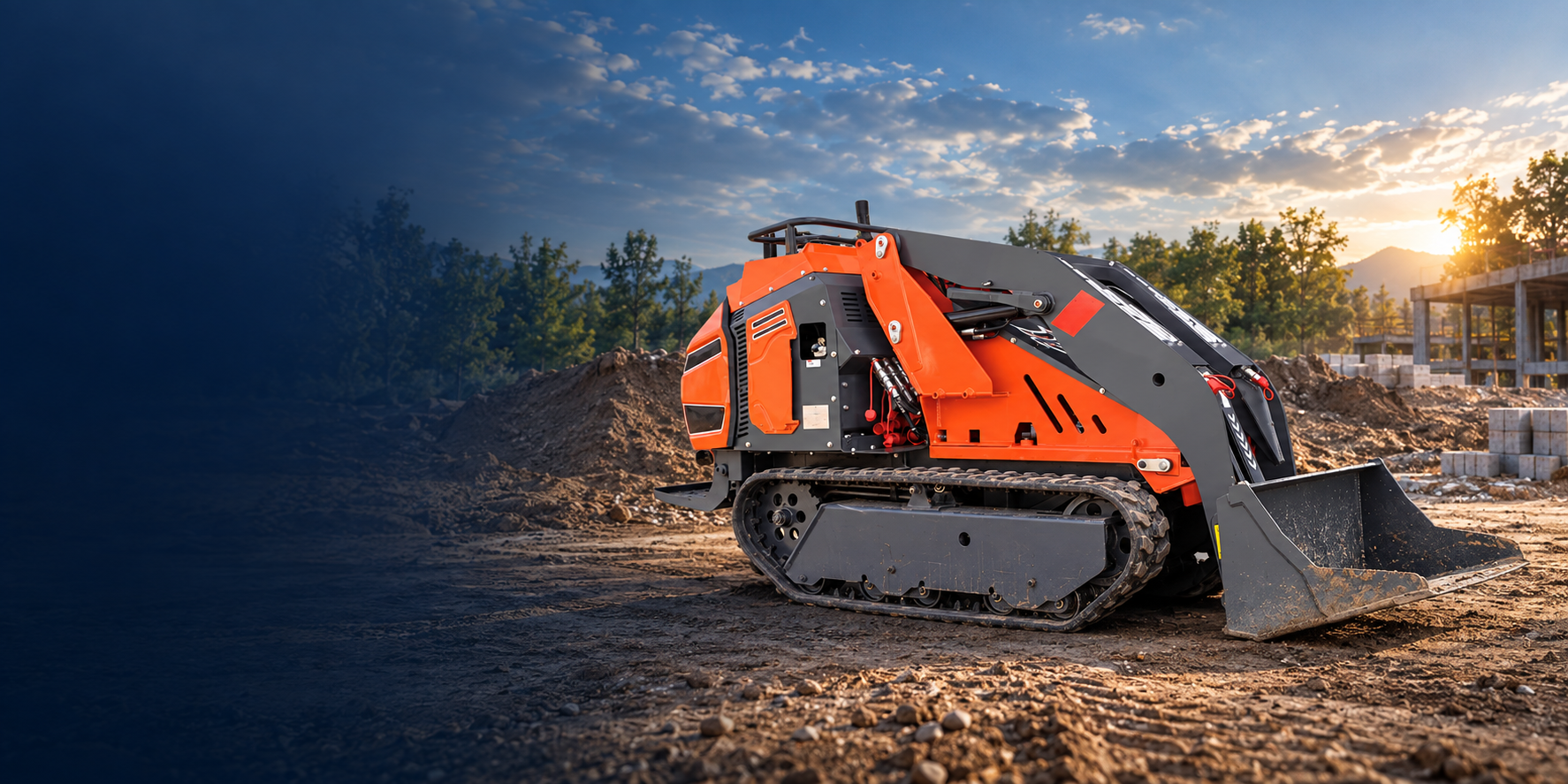 Compact construction machinery